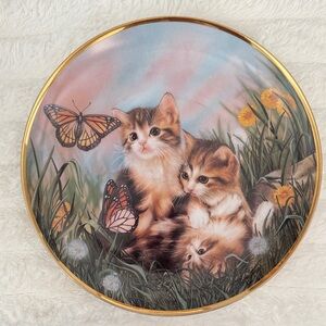 “Chasing Butterflies” Franklin Mint
Plate #W1500